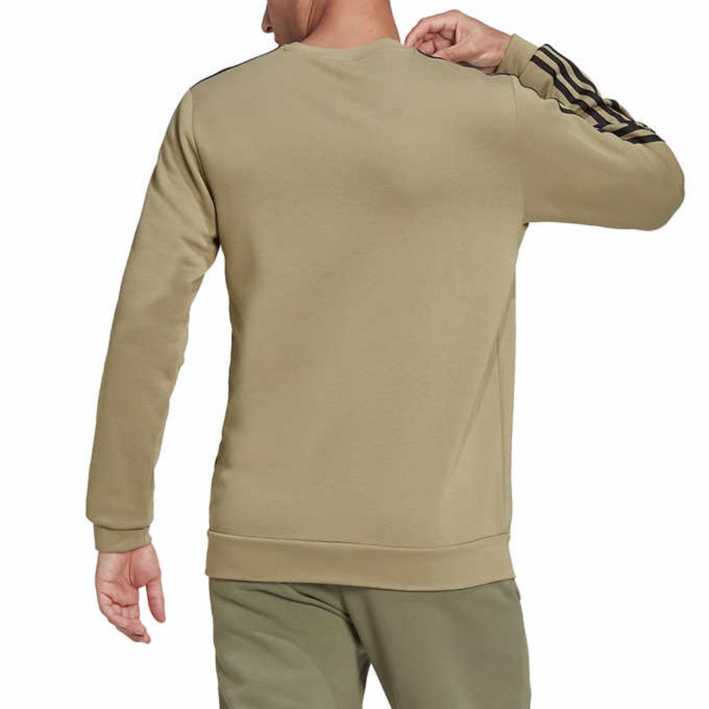 GREEN  NWT Men Crewneck Sweater Sweatshirt Adidas - Picture 9 of 9
